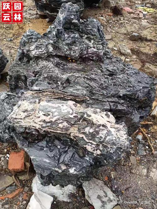 云雾石景观石公园风景石 精品独石云雾石图片 校园云雾石置景石